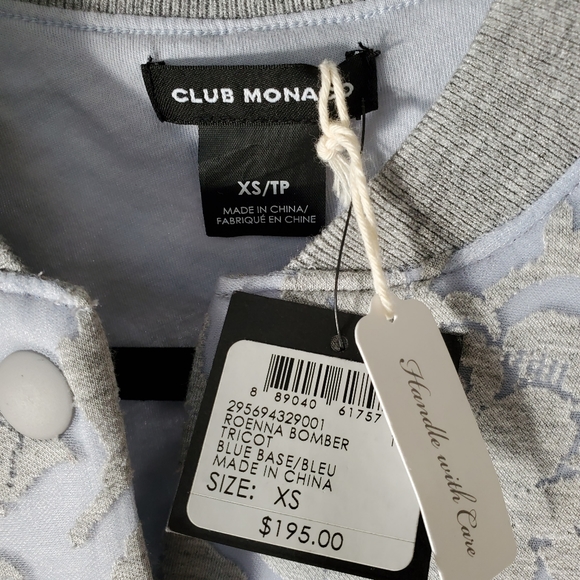 Club Monaco Bomber Jacket ROENNA - Picture 8 of 12